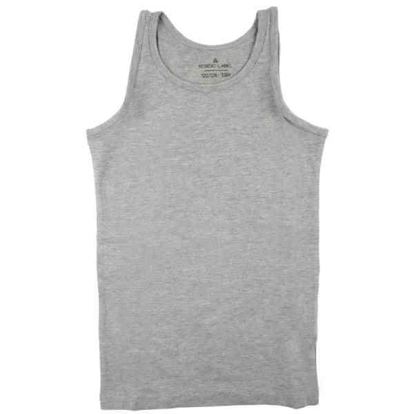 Nordic Label - Tanktop i Grå Melange til Børn