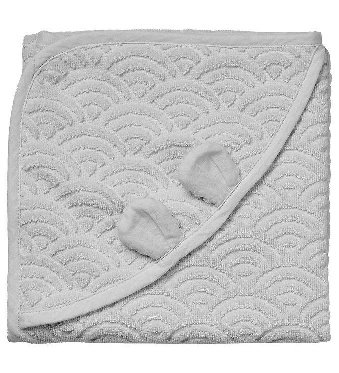 Cam Cam Babyhåndklæde -  X  Cm - Classic Grey M  ører