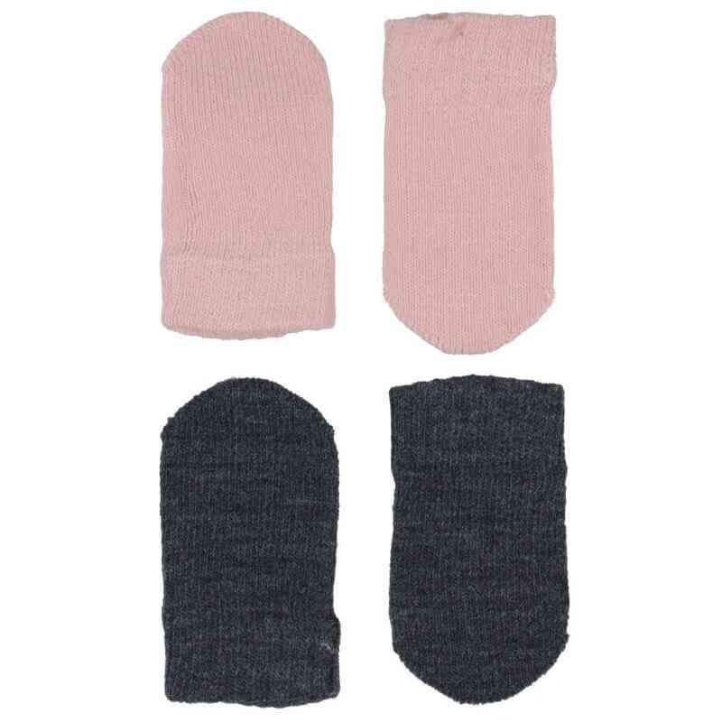 Melton - Baby Strik Luffer  -pak - Wild Rose -  -  år