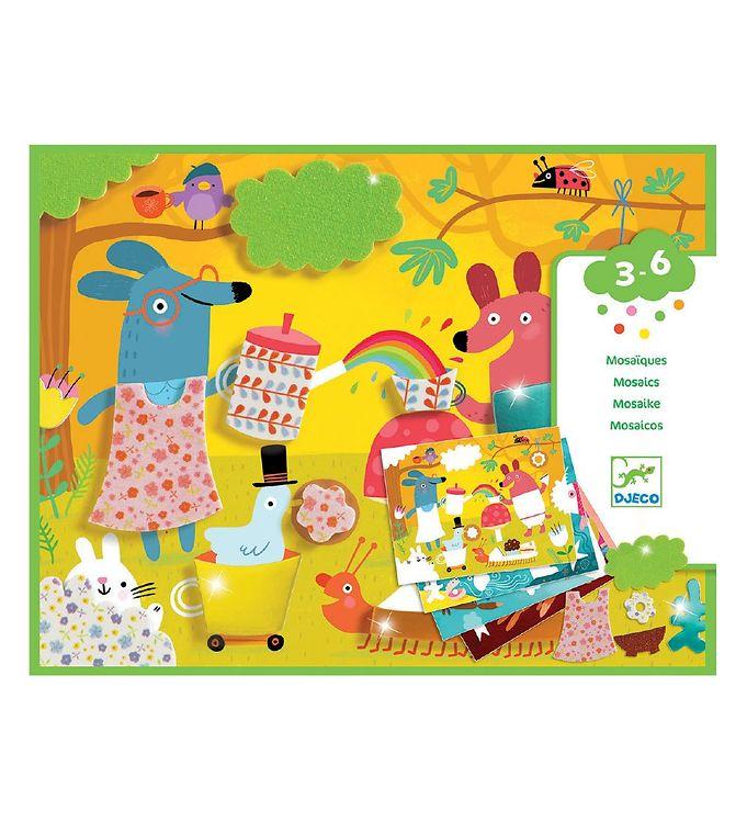 Djeco Mosaik Collage M - Mus til Kreativ Leg