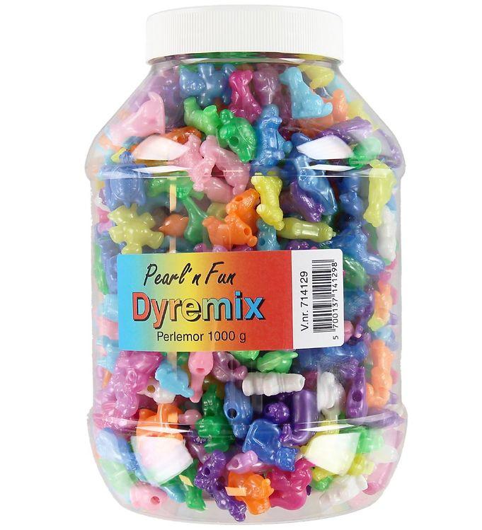 Perle N Sjov Dyr - 1000 Gram - Perlemor Perler