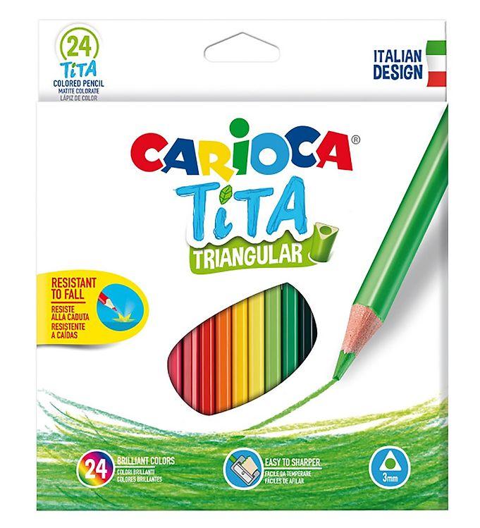 Carioca Farveblyanter - Trekantet -   Stk - Multifarvet