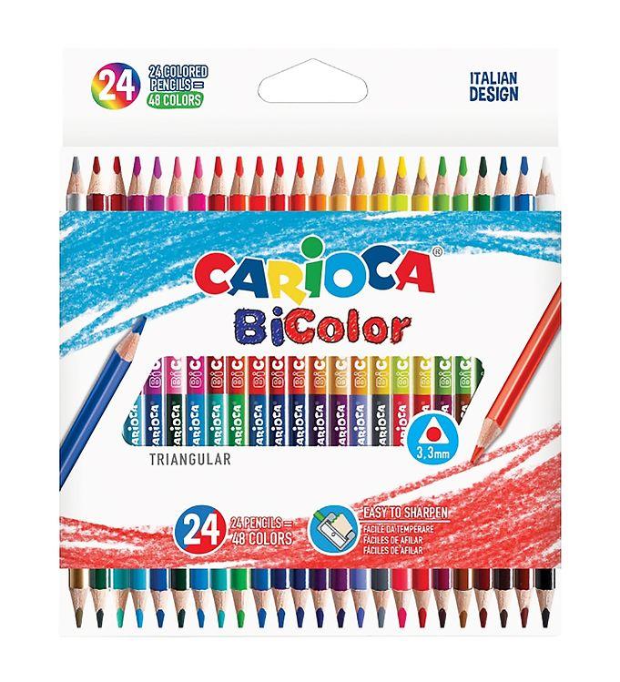 Carioca Dobbeltfarvede Farveblyanter -   Stk - Multifarvet