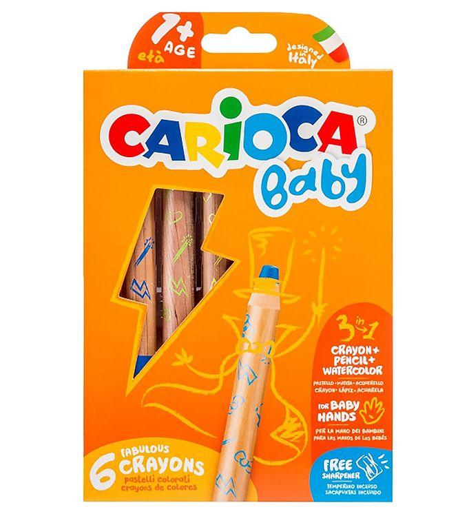 Carioca Baby Farveblyanter -  -i-  -   Stk - Multifarvet
