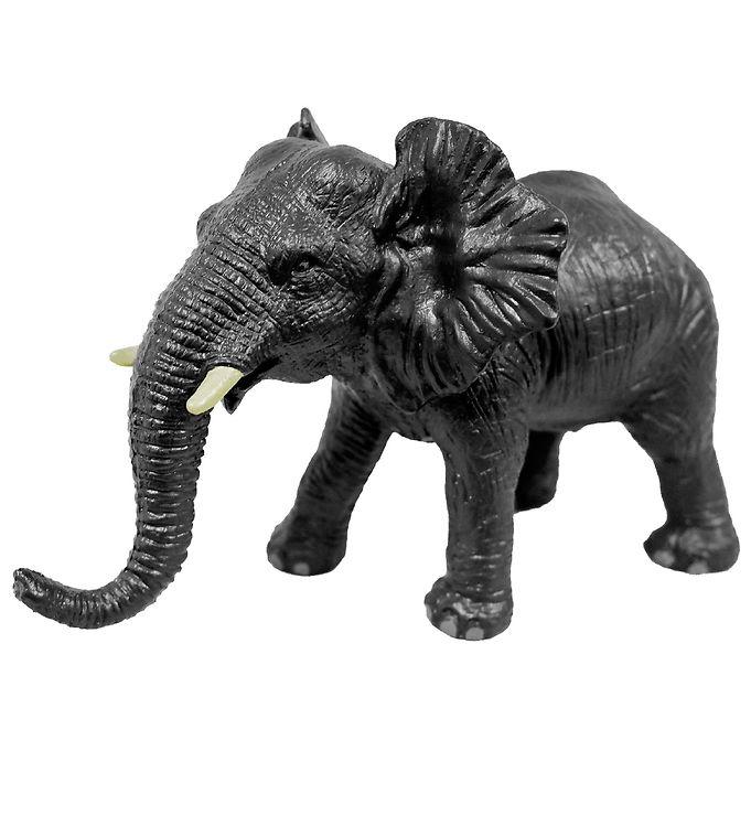 Grøn Gummi Legetøjsdyr - Afrikansk Elefant 24 cm