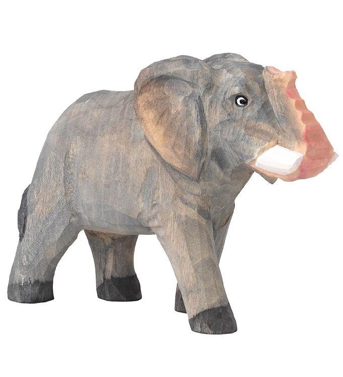 Ferm Living Håndlavet Figur -   Cm - Grå Elefant