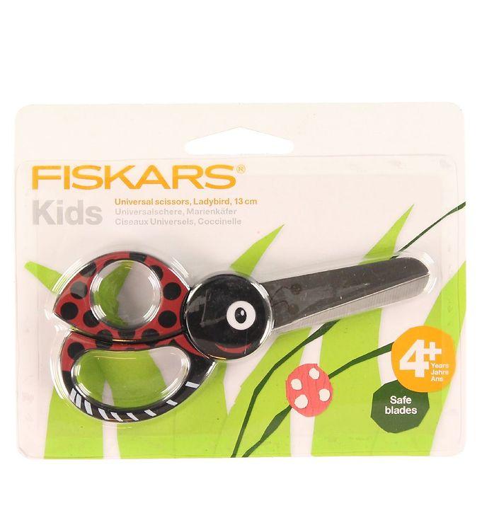 Fiskars Børnesaks - Mariehøne til børn, hurtig levering!