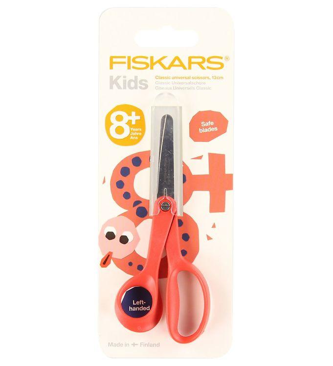 Fiskars Børnesaks - Venstre Hånd - Rød