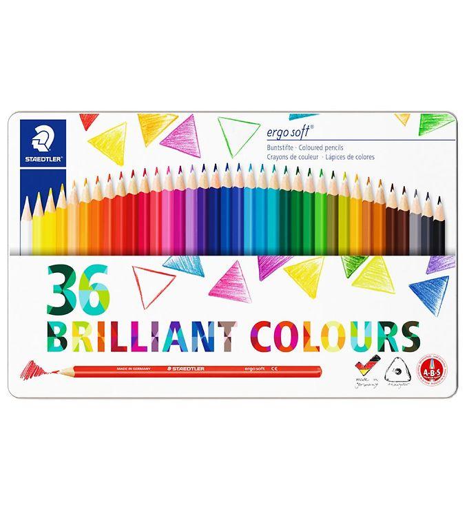 Staedtler Ergo Soft Farveblyanter - 36 Stk Tilbud!