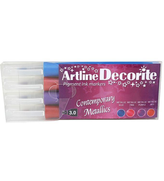 Artline Tuscher - Decorite Flat -   Stk  - Metallic