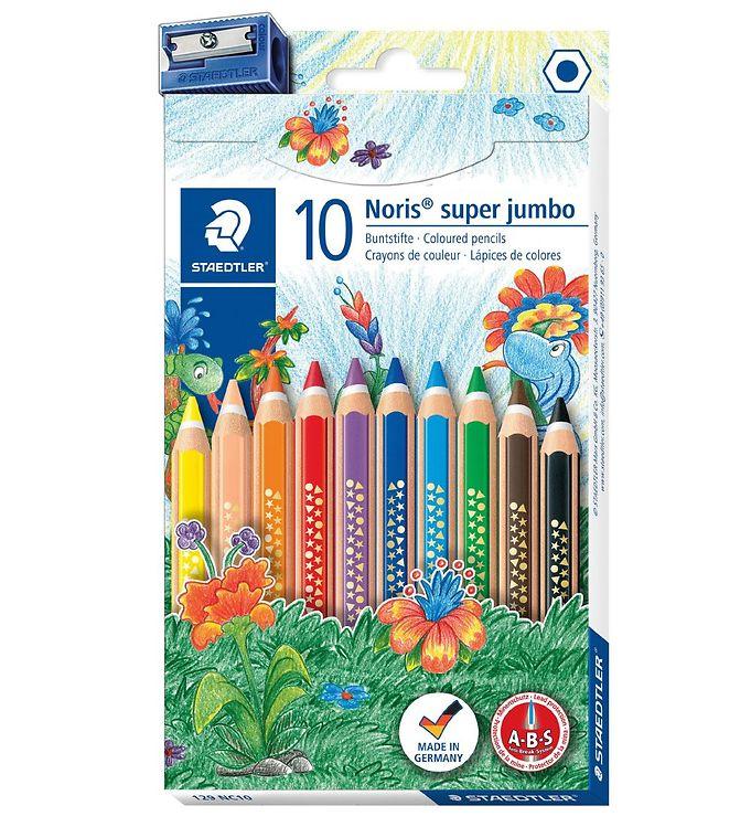 Staedtler Farveblyanter - Noris Super Jumbo -   Stk M  Blyantsp