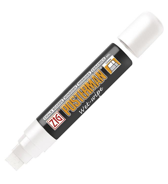 Zig Tusch - Wet-wipe Eraser -   Mm - Hvid