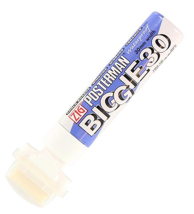 Zig Tusch Biggie 30 Mm - Hvid til Kreativ Leg