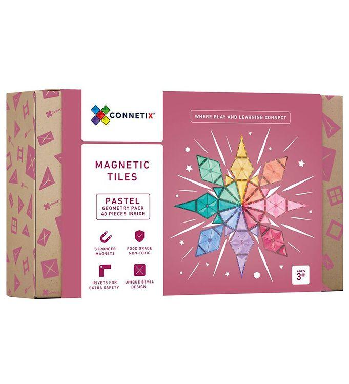 Connetix Magnetsæt -   Dele - Pastel Geometry