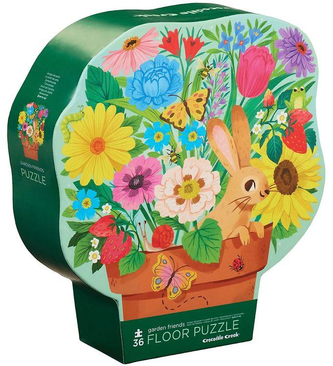 Crocodile Creek Gulvpuslespil -   Brikker - Garden Friends