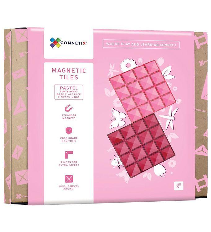 Connetix Magnetplader -   Dele - Pastel