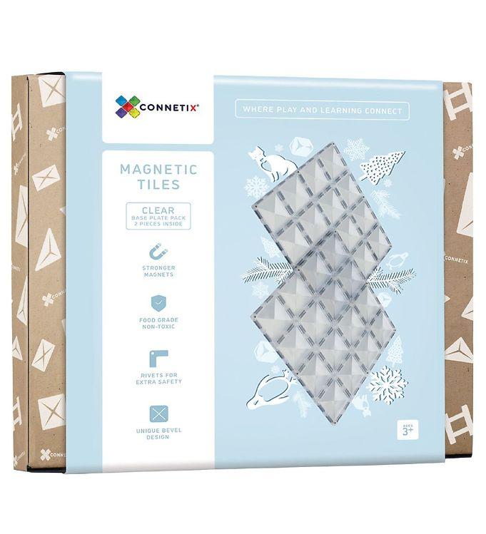 Connetix Magnetplader -   Dele - Clear