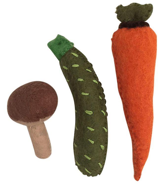 Papoose Legemad - Filt - Gulerod Courgette Champignon