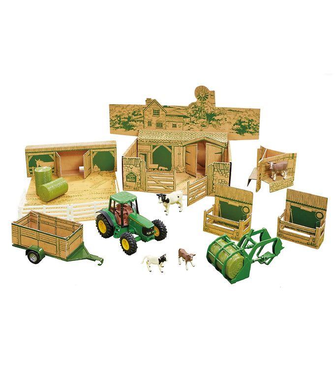 Britains Legesæt -   - John Deere -   Dele - Farm In A Box