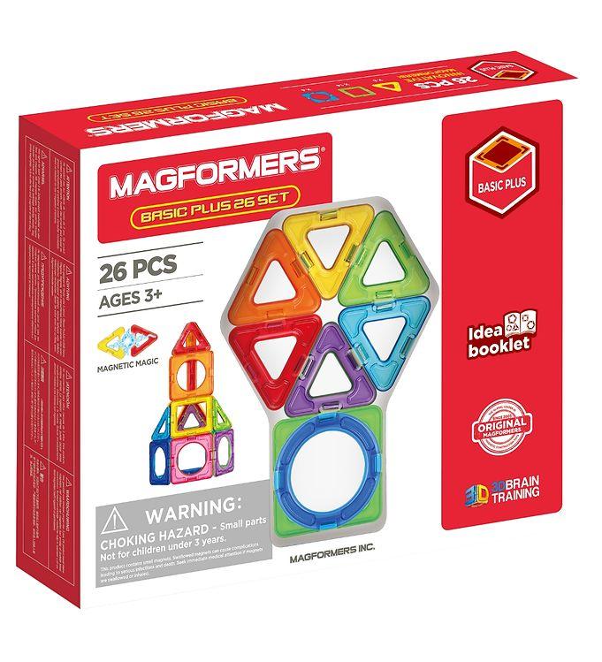 Magformers Magnetsæt - Basic Plus -   Dele