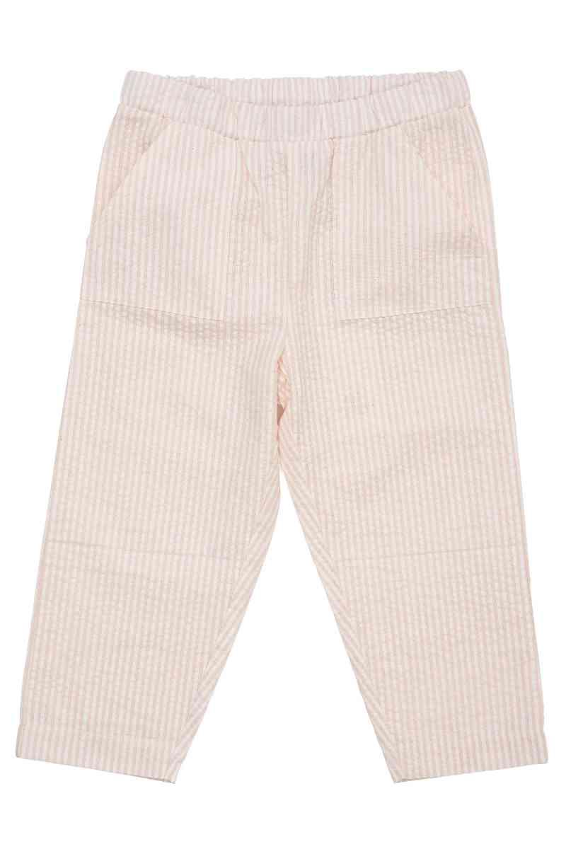 Copenhagen Colors Pants - Dusty Rose Cream Stripe -   Cm