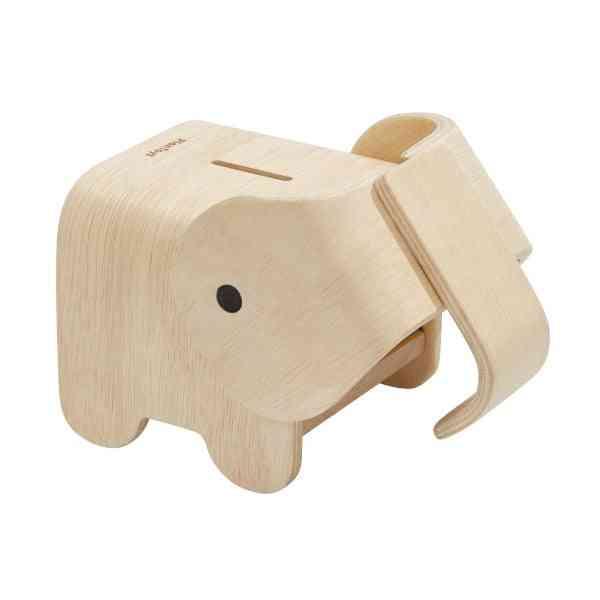 Plantoys - Elefant Sparegris - Træ