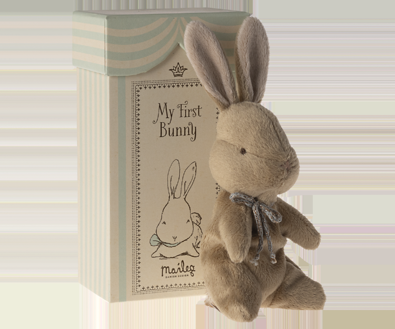 Maileg My First Bunny I æske - Brun