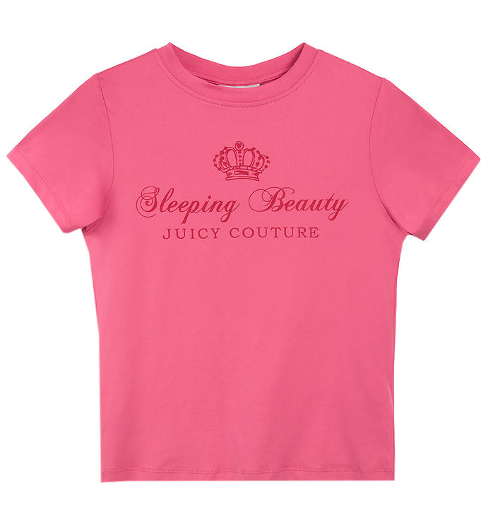 Juicy Couture Nattrøje - Binky - Pink   Red Crown Print
