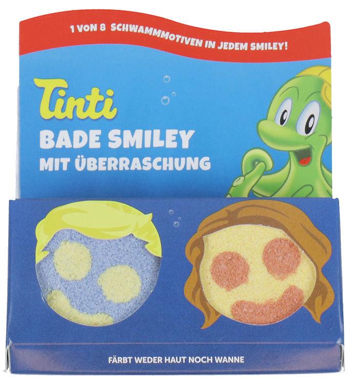 Tinti Badebomber - 2 Stk - Smiley - Fantastisk tilbud!