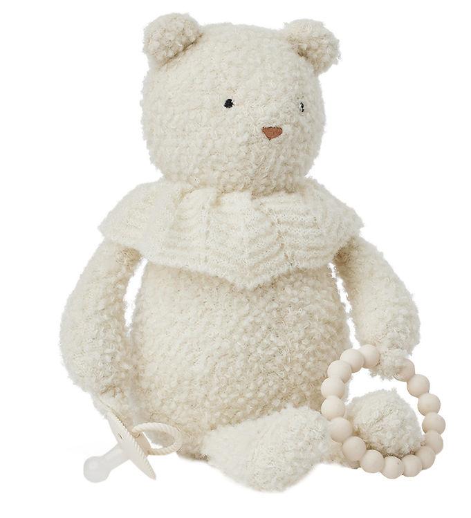 Smallstuff Aktivitets Bamse - Uld - Off White
