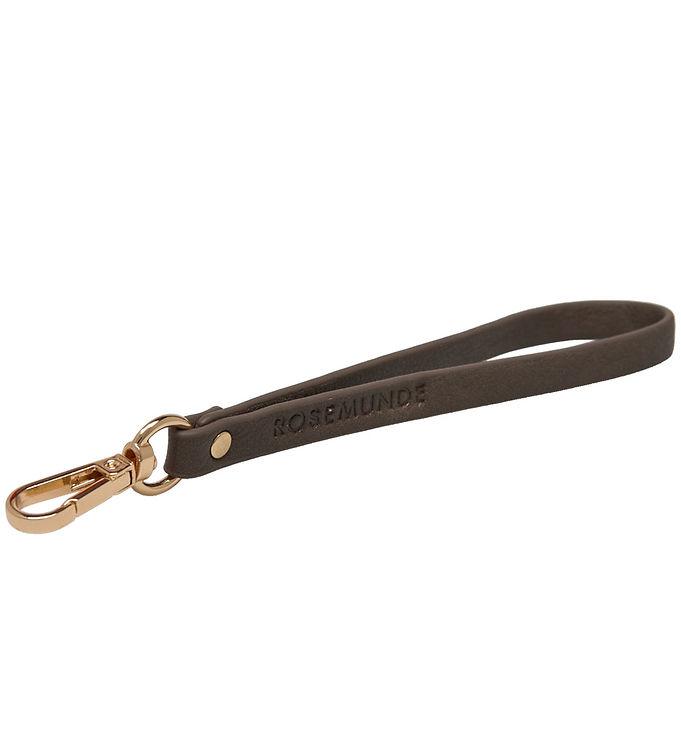 Rosemund Nøglering - Taupe Brown Gold
