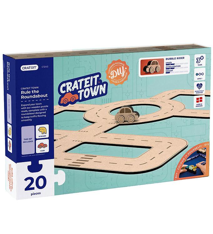 Crateit Kreasæt - Crateit Town - Træ - Rundkørsel -   Dele