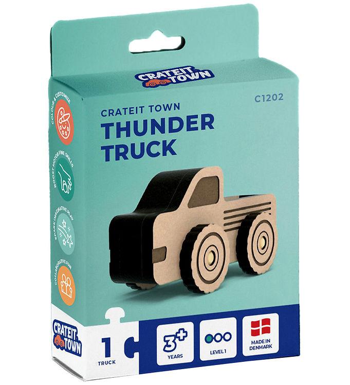 Crateit Kreasæt - Crateit Town - Træ - Thunder Truck