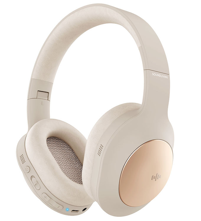Soundliving Høretelefoner - Wave - Over-ear - Anc - Beige
