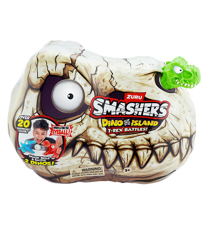 Smashers - Dino Island - T-rex Battles - Assorteret