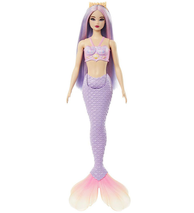 Barbie Dukke -   Cm - Core Havfrue - Lilla
