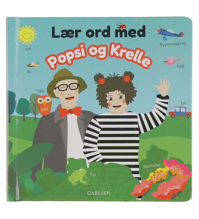 Forlaget Carlsen Billedbog - Lær Ord Med Popsi Og Krelle - Dansk