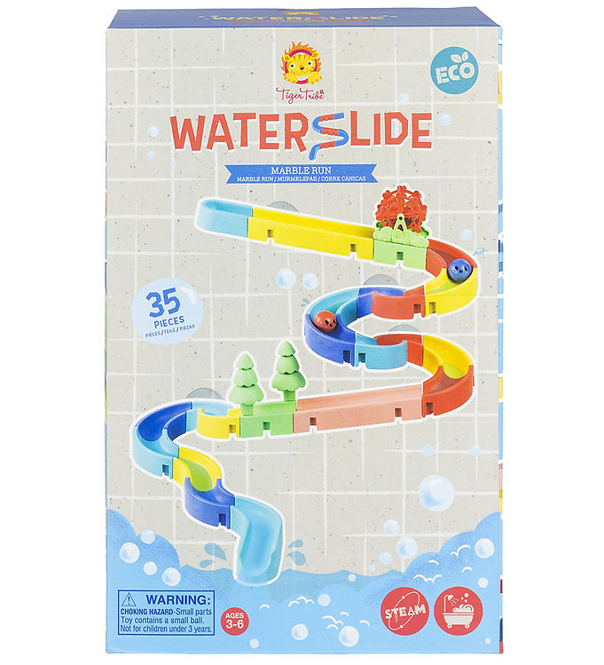 Tiger Tribe Badelegetøj - Marble Run Waterslide - Eco -   Dele