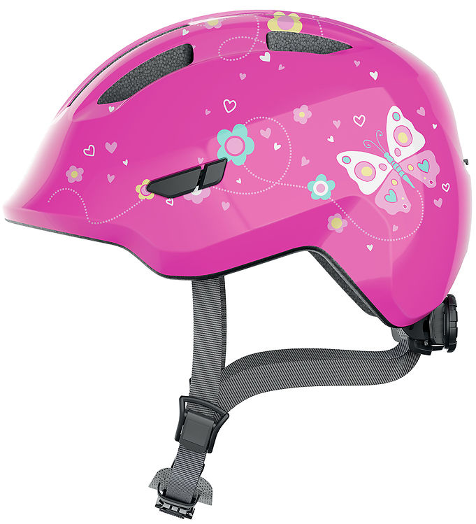 Abus Cykelhjelm - Smiley   - Pink Butterfly