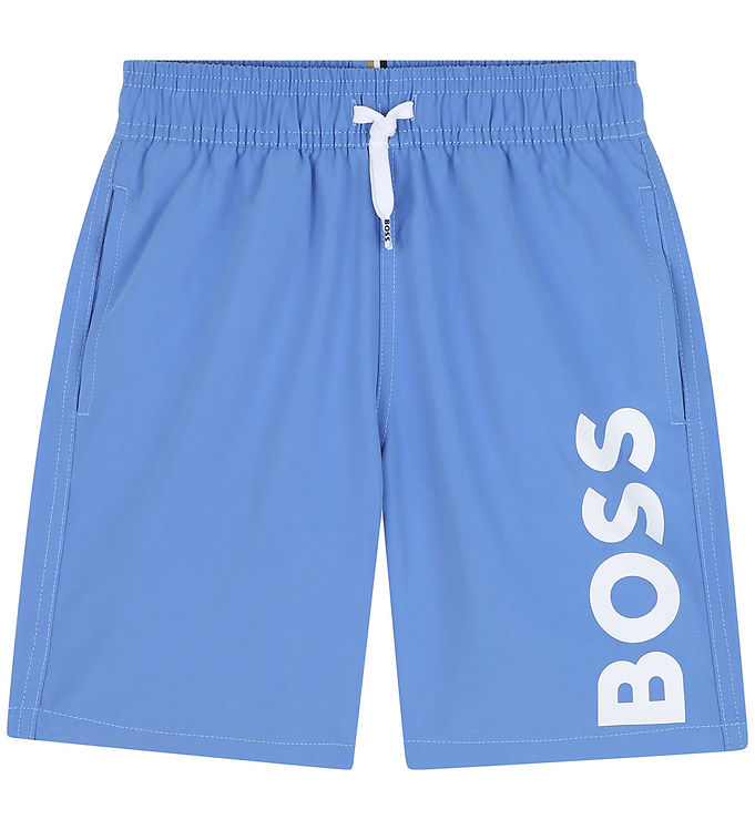 Boss Badeshorts - Blå M  Hvid