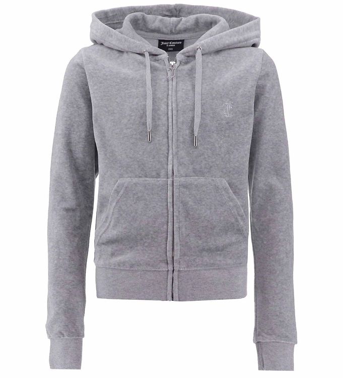 Juicy Couture Cardigan - Velour - Silver Marl