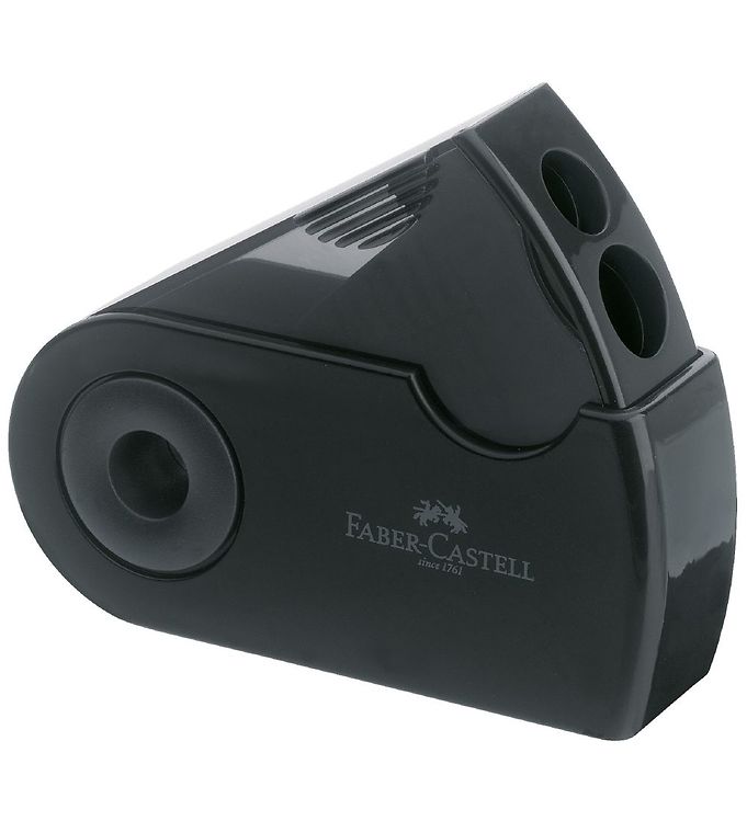 Faber-castell Blyantspidser - Dobbelt Sleeve - Sort