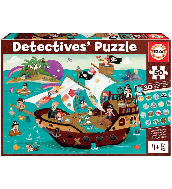 Educa Puslespil -   Brikker - Pirates