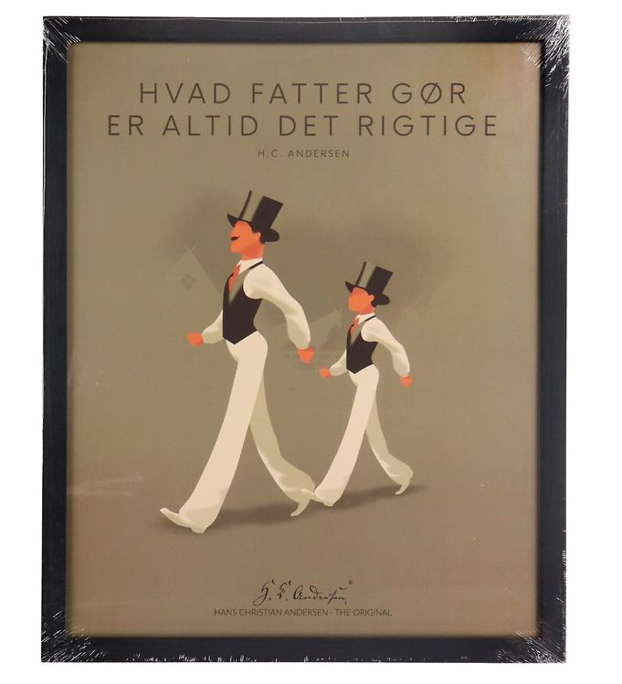 H C  Andersen Plakat -  X  Cm - Hvad Fatter Gør