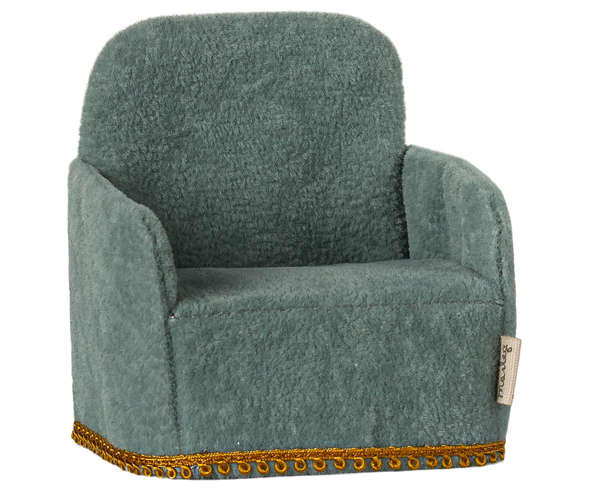 Maileg Foldbar Stol  Mus - Mint