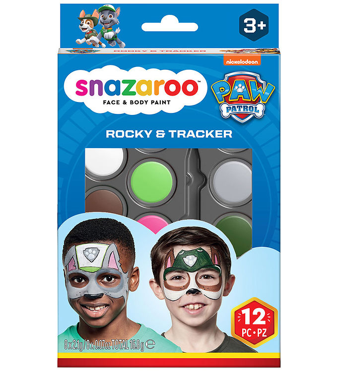 Snazaroo Ansigtsmaling -   Dele - Paw Patrol Rocky   Tracker