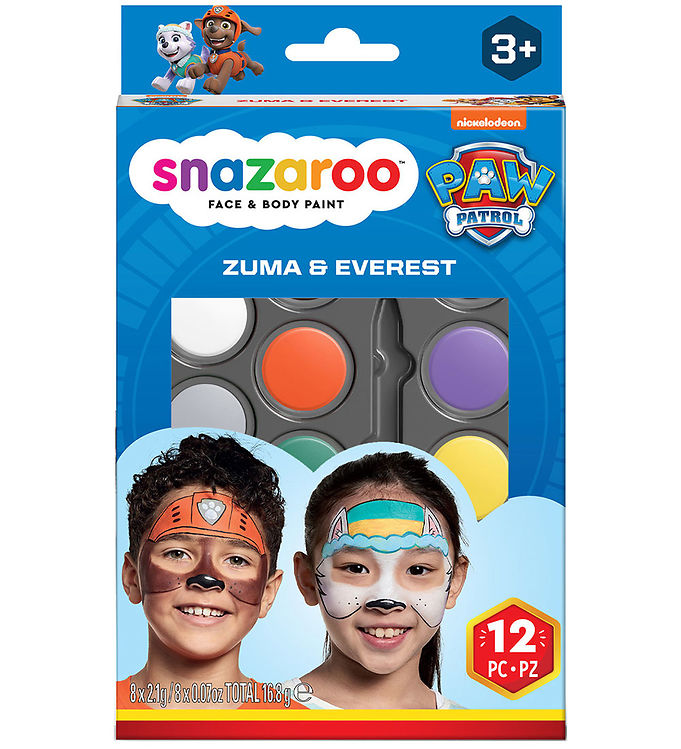 Snazaroo Ansigtsmaling -   Dele - Paw Patrol Zuma   Everest