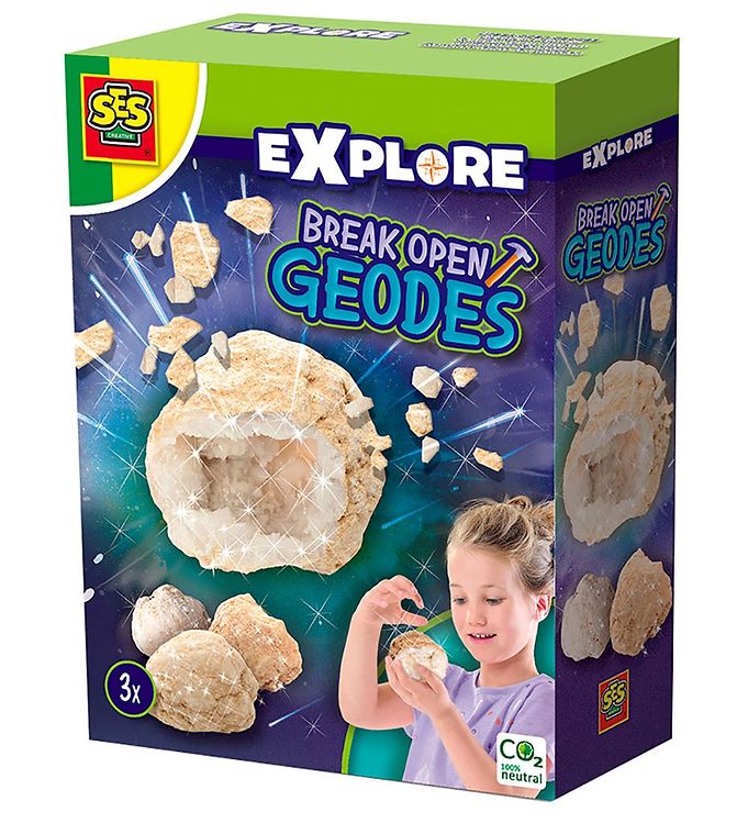 Ses Creative - ægte Geoder - Krystalhuler