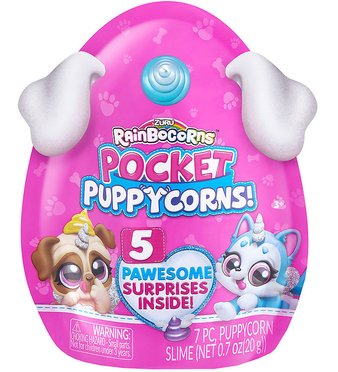 Rainbocorns Legetøj -   Dele - Pocket Puppycorns