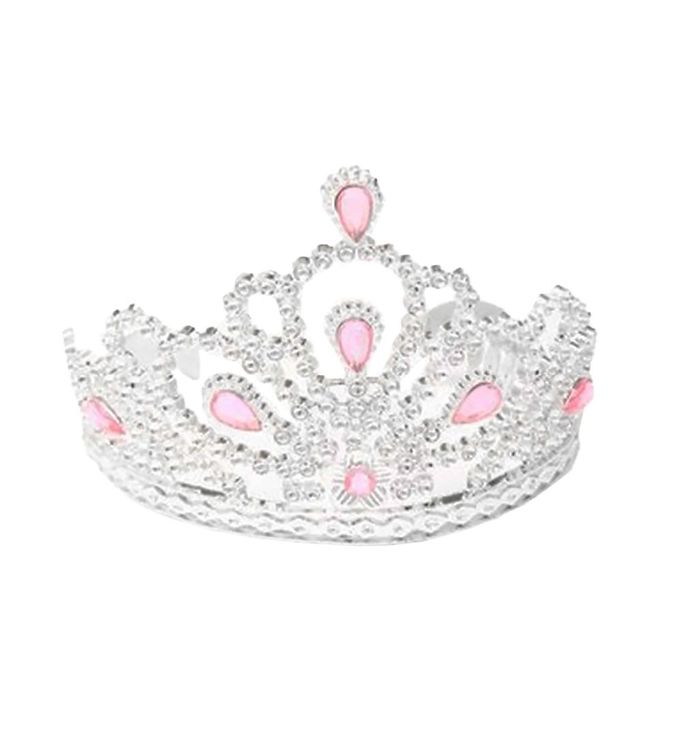 Molly   Rose Udklædning - Diadem M  Rosa Sten